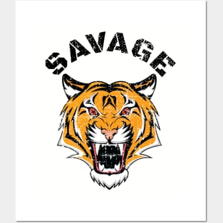 SAVAGE TIGER Posters and Art